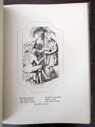 Reher Schillers Lied von der Glocke in 40 Blättern bildlich dargestellt 1855 js