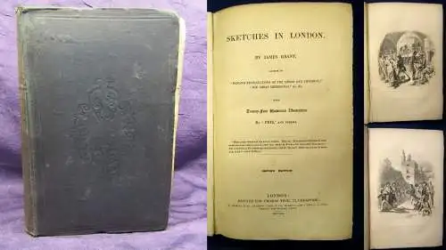 Grant James, Sketches in London 2.Edition, second Edition 1840 By Phiz illus. js