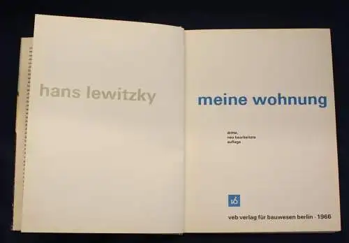 Lewitzky meine Wohnung 1966 Retro 60 er Jahre 1960 er Jahre Einrichtungen js