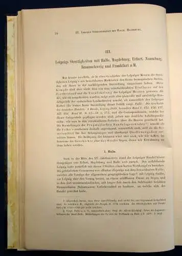 Hasse Geschichte der Leipziger Messen 1885 Freizeit Interesse Gesellschaft js