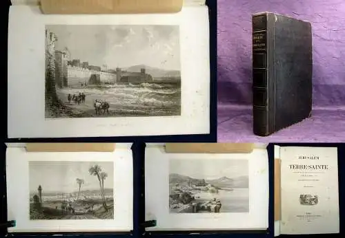 Abbe Jerusalem et la Terre-Sainte Heiliges Land 1865 Stahlstiche Israel js