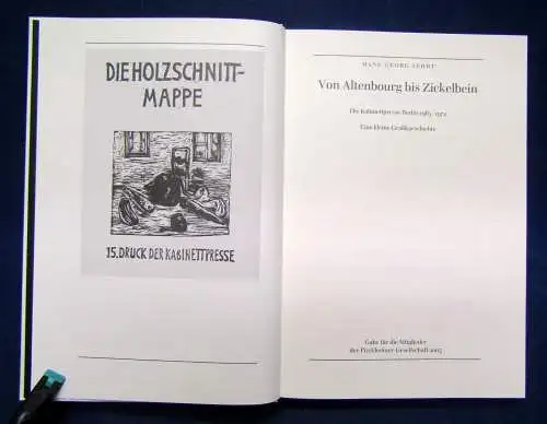 Sehrt Von Altenbourg bis Zickelbein 2003 Grafikgeschichte Entwicklung Kunst sf