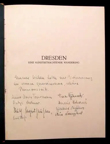 Robert Bruck Dresden Eine kunstbetrachtende Wanderung 1924 Kunst und Kultur