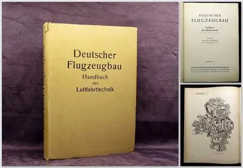 Hollbach Deutscher Flugzeugbau Handbuch der Luftfahrtechnik 1944 Technik