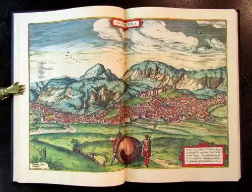 Braun und Hogenberg Faksimile/Reprint 1576 von 2016 Städtebuch, Atlas