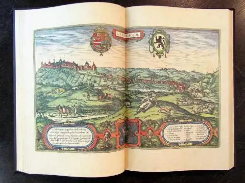 Braun und Hogenberg Faksimile/Reprint 1576 von 2016 Städtebuch, Atlas