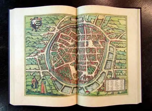 Braun und Hogenberg Faksimile/Reprint 1576 von 2016 Städtebuch, Atlas