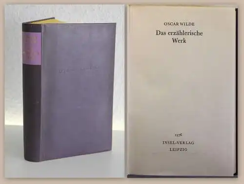 Oscar Wilde Das erzählerische Werk 1976 Bibliophile Ausgabe Weltliteratur xz