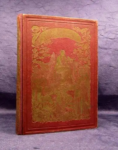 Schurig Deutsches Balladenbuch Mit Holzschnitten nach Zeichnungen 1852 EA js