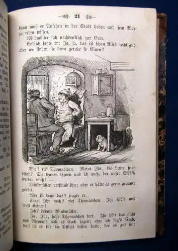 Horn Die Spinnstube (Ein Volksbuch) 13. Jhg 1858 Geschichten Belletristik sf