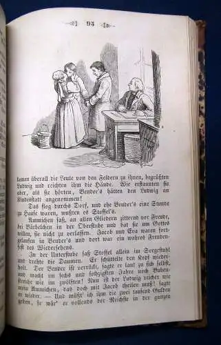 Horn Die Spinnstube (Ein Volksbuch) 10. Jhg 1855 Geschichten Belletristik sf