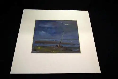 Tove Sonnichsen Strandlandschaft,Küste,Küstenlandschaft Mischtechnik 1990