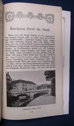 Schwender Wanderungen durch Döbeln und Umgegend 1924 Sachsen Saxonica sf