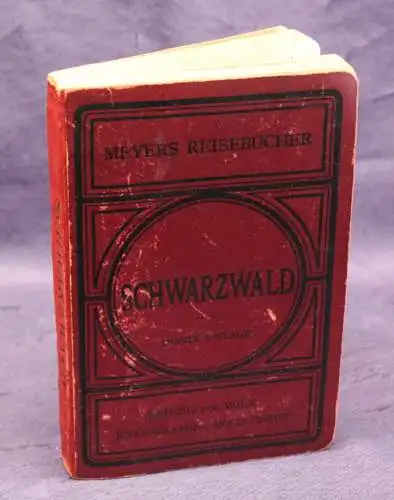 Meyers Reisebücher Schwarzwald Odenwald Bergstraße Heidelberg Strassburg 1904 js