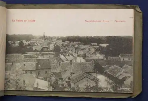 12 Ansichtskarten Postkarten Vallee de'l Aisne um 1920 Frankreich Fotografie sf