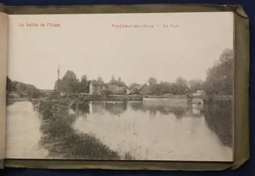 12 Ansichtskarten Postkarten Vallee de'l Aisne um 1920 Frankreich Fotografie sf