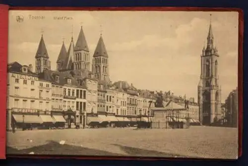 12 Ansichtskarten Postkarten Tournai um 1920 Belgien Fotografie Landeskunde sf