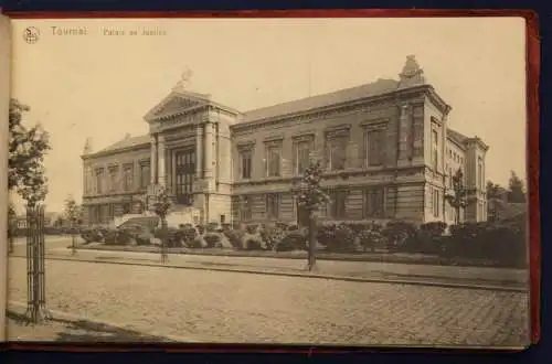 12 Ansichtskarten Postkarten Tournai um 1920 Belgien Fotografie Landeskunde sf