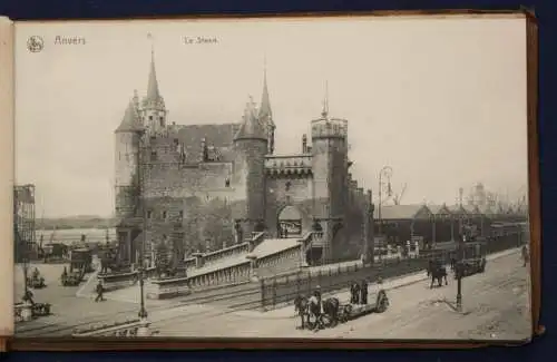 12 Ansichtskarten Postkarten Anvers um 1920 Belgien Fotografie Landeskunde sf