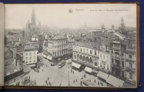 12 Ansichtskarten Postkarten Anvers um 1920 Belgien Fotografie Landeskunde sf