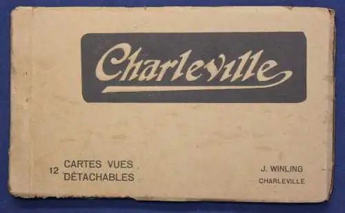 12 Ansichtskarten Postkarten Charleville um 1920 Frankreich Fotografie sf