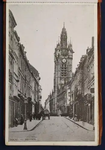 12 Ansichtskarten Postkarten Douai um 1920 Frankreich Fotografie Landeskunde sf