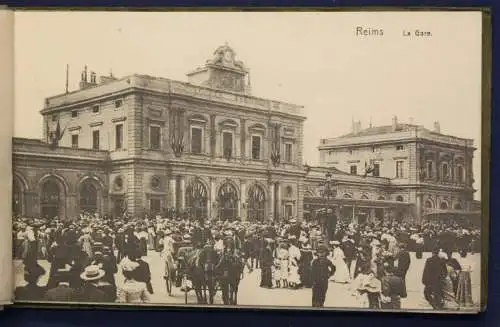 12 Ansichtskarten Postkarten Reims um 1920 Frankreich Fotografie Landeskunde sf