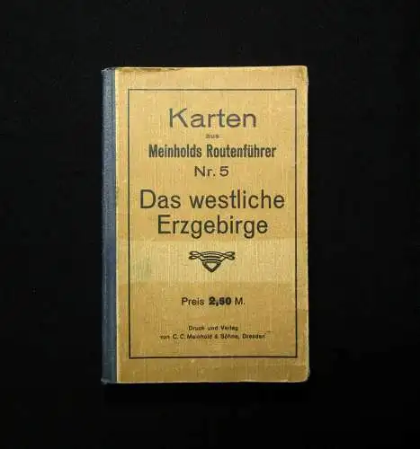 Karten aus Meinholds Routenführer Nr. 5  Das westliche Erzgebirge um 1925