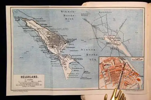 Grieben Reiseführer Band 53 Die deutschen Nordseebäder und die Hafenstädte 1932