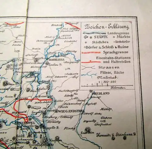 Hantschel Nordböhmischer Touristen- Führer 1907 selten und komplett Guide Hobby