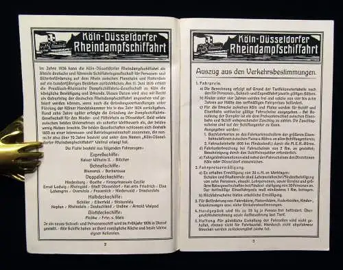 Der Rhein Kleiner Führer durch das Rheintal Ausgabe 1926 Guide Ortsführer