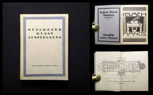 Münchner Kunstaustellung 1923 im Glaspalast 1.Juni bis 30. September Malerei