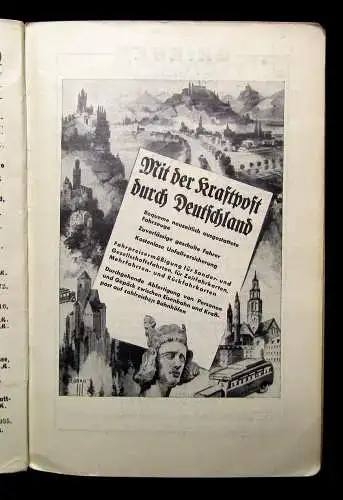 Grieben Reiseführer Band 54 Ostpreussen mit Angaben für Mobilisten 1935 Pläne