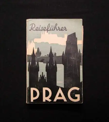 Michalitschke Prag Ein Reiseführer 1 Stadtplan 9 Planskizzen 1939 Guide