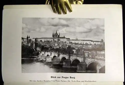 Michalitschke Prag Ein Reiseführer 1 Stadtplan 9 Planskizzen 1939 Guide