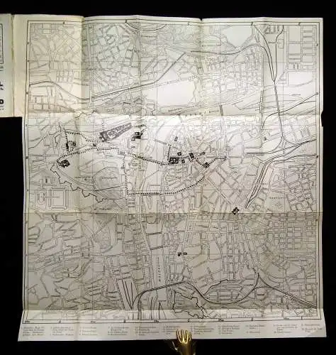 Michalitschke Prag Ein Reiseführer 1 Stadtplan 9 Planskizzen 1939 Guide