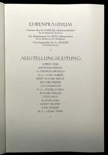 Ausstellung der Akademie Dresden 1927 Staatliche Gemäldegalerie Mai-Juli 1927