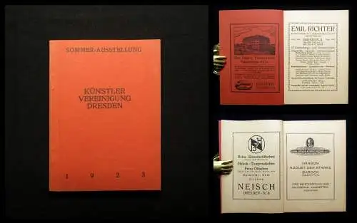 Künstler- Vereinigung Dresden Sommer- Ausstellung 1923 Kunst Kultur Malerei