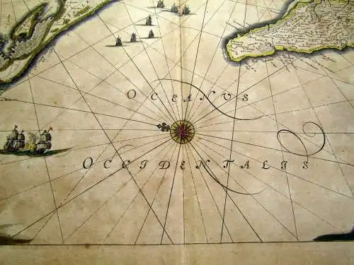 "Insulae Divi Martini et Uliarus Vulgo I`Isle de Re et Oleron" Kupferstichkarte