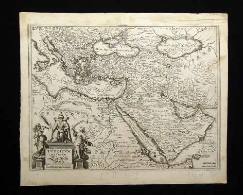 Matthäus Merian,  Johann Ludwig Gottfried Kupferstich Frankfurt 1646 Topographie