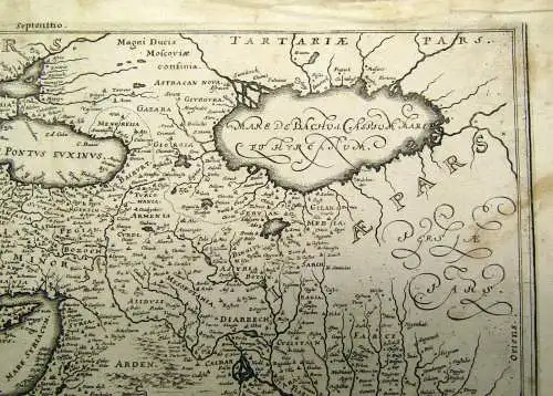 Matthäus Merian,  Johann Ludwig Gottfried Kupferstich Frankfurt 1646 Topographie