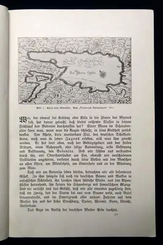 Finckh, Ludwig Der Bodensee 50 Abbildungen 1 Karte in Doppeldruck 1931 Ortskunde