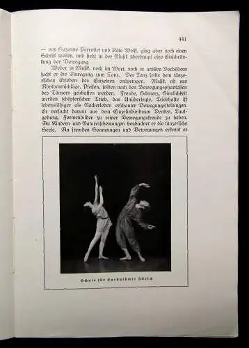 Die Schönheit Heft 10 Schönheit und Rhytmus um 1920 Körper Körperkultur Sport