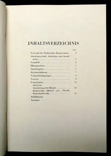 Das Kunstwerk im Raum Jahresausstellung 1931 Juli bis Oktober Brühlsche Terrasse