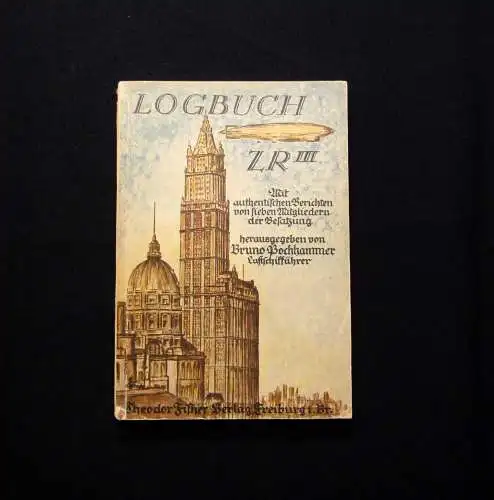 Pochhammer Logbuch ZR III 38 Abbildungen 1 Fahrtstreckenkarte 1924 Geschichte