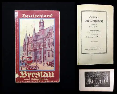 Hallama, Georg Breslau und Umgebung Verkehrsverein Breslau 1929 Führer Ortskunde