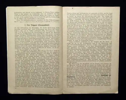 Ausstellung Die Geschlechtskrankheiten und ihre Bekämpfung März- April 1919