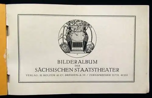 Bilderalbum der Sächsischen Staatstheater um 1910 Kunst und Kultur