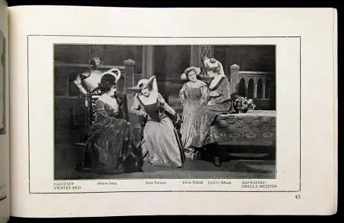 Bilderalbum der Sächsischen Staatstheater um 1910 Kunst und Kultur