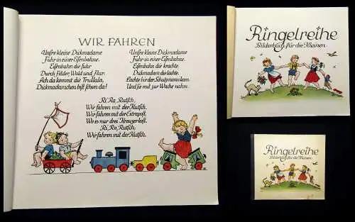 Ringelreihe Bilderbuch für die Kleinen 1.Hälft.20.Jh Geschichten Kinderliteratur